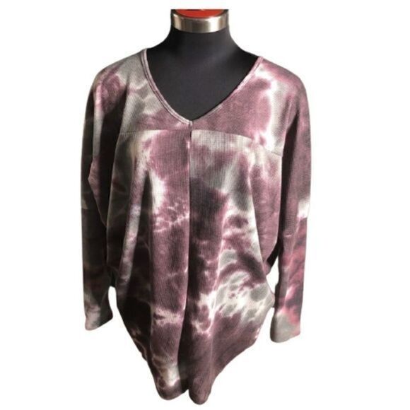 Twenty Ten Thermal Tie Dye Top - Picture 1 of 7